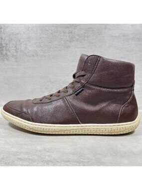 Piloti Apex High Top Leather Driving Sneakers - Men's Size 9.5 - Brown